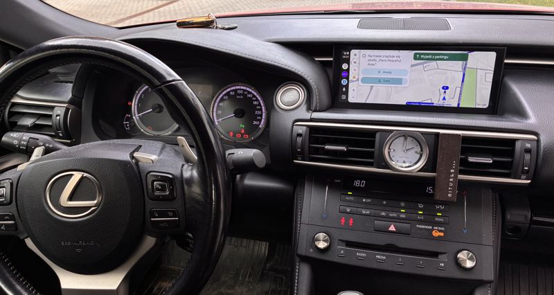 android auto do lexusa rc 200