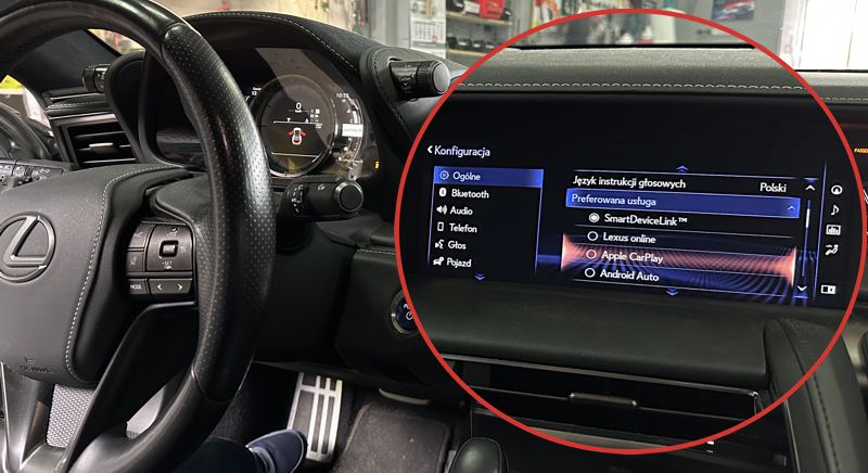 android auto do lexusa lc500