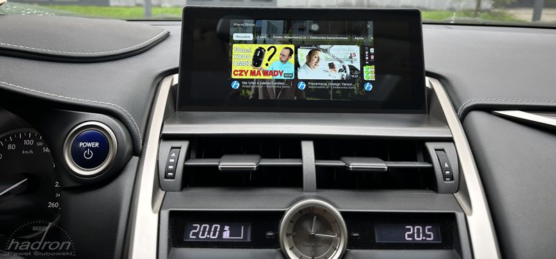 ekran dotykowy lexus nx300
