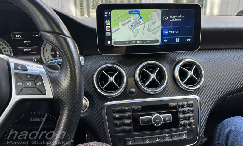 android auto do mercedesa w176