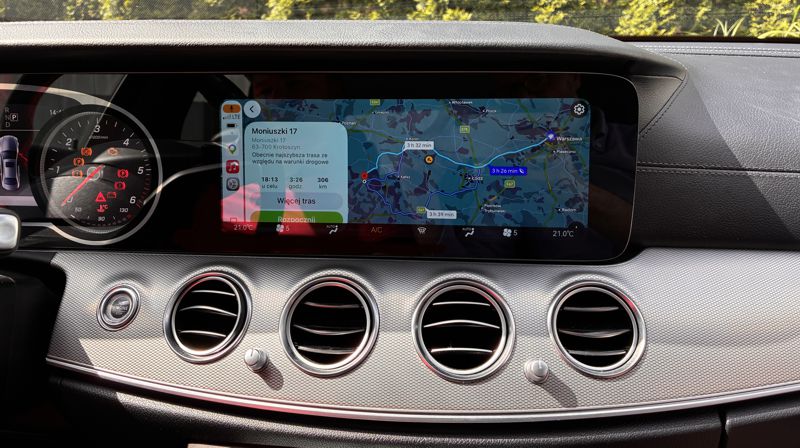 radio do mercedesa w213 carplay