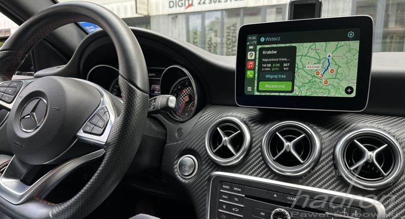 android auto do mercedesa a klasa a220 