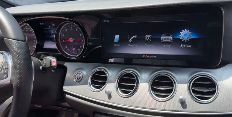radio android auto carplay do mercedesa w213