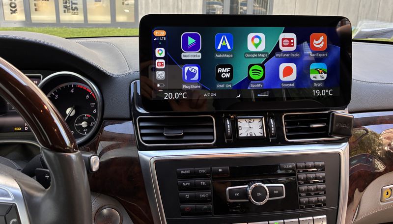 android auto carplay do mercedesa gl 350