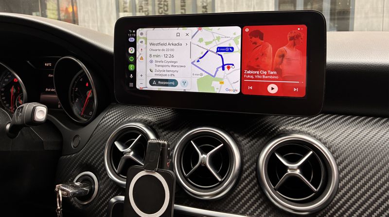 android auto carplay do mercedesa w176