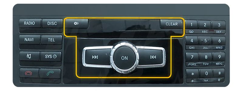 radio do mercedesa glk x204