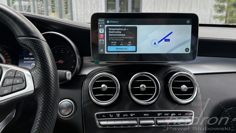 radio do mercedesa glc dotykowy ekran 