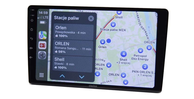 radio android ekran 10 cali 