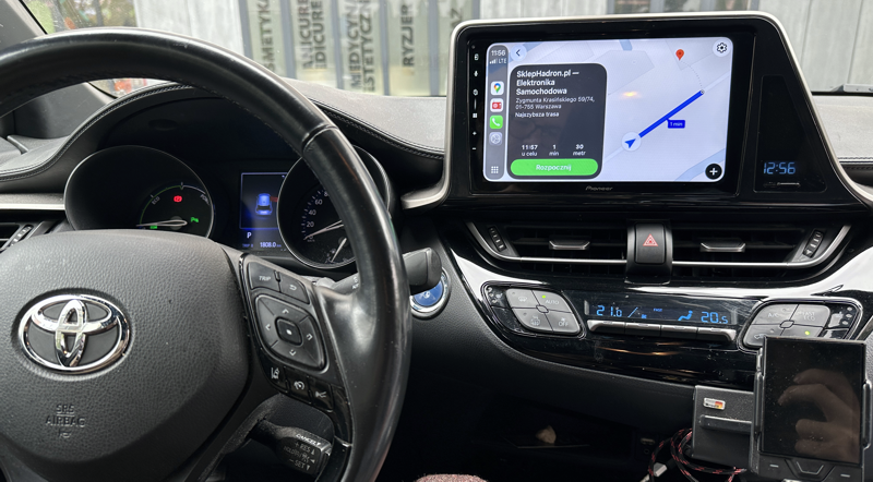 radio android auto do toyoty c-hr