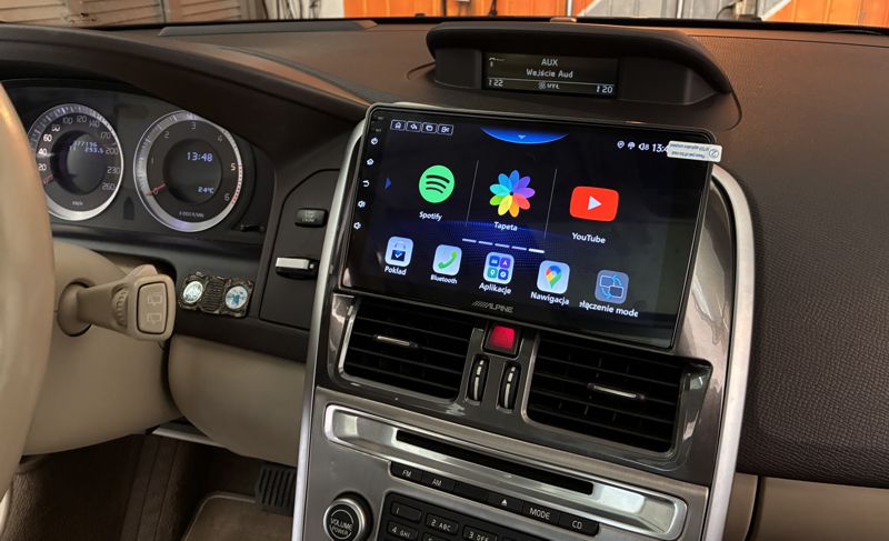 alpine ine-ax809 radio android volvo