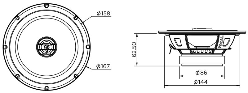 głośniki 165mm focal acx 165