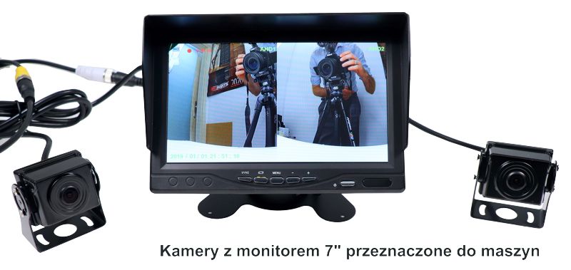 kamery do kombajnu monitor kamera cofania