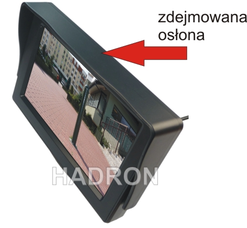 Duży monitor LCD do kamery cofania