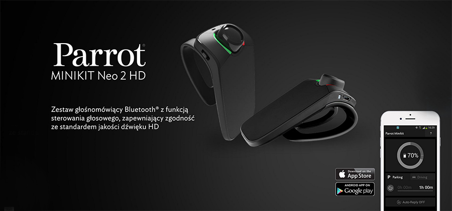 Zestaw głośnomówiący Parrot Parrot MiniKit Neo 2 HD
