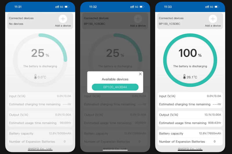 viofo bp100 powerbank