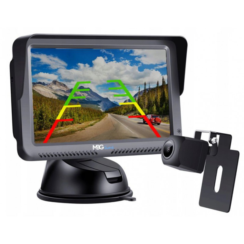 Zestaw kamera cofania i monitor 5" MBG Line H-M501