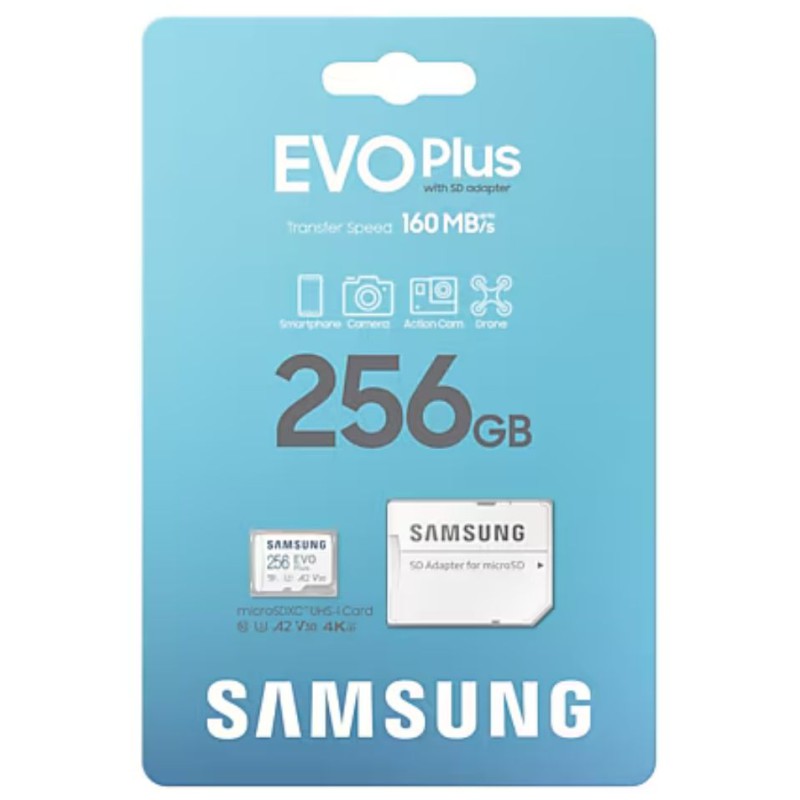 Karta pamięci Samsung EVO+ 256GB 160MB/s