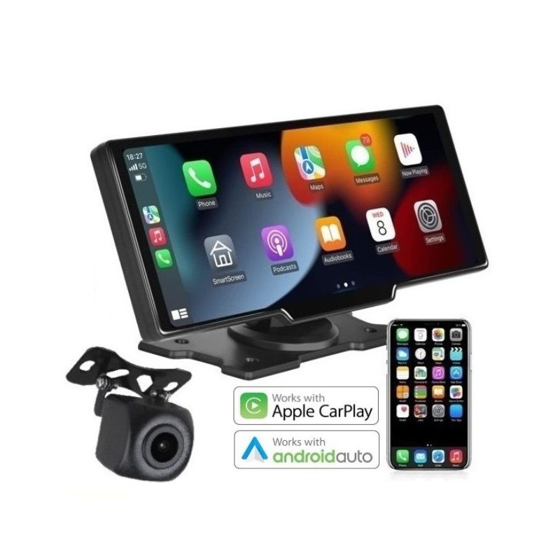 Monitor multimedialny Steelmate L07 z Android Auto i CarPlay
